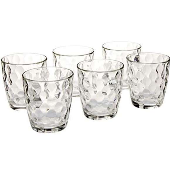 SET OF 6 Bormioli Rocco Silk DOF Glass - Picture 3 of 7
